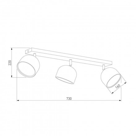 Спот TK Lighting 3421 Altea Black