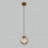 Подвесной светильник Eurosvet Juno 50207/1 янтарный