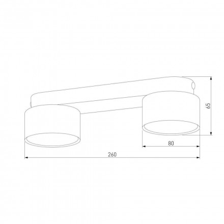 Потолочный светильник TK Lighting 6141 Space Black Gold