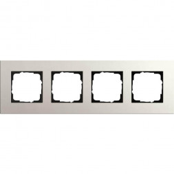 Рамка 4-постовая Gira Esprit Lenoleum-Multiplex светло-серый 0214220