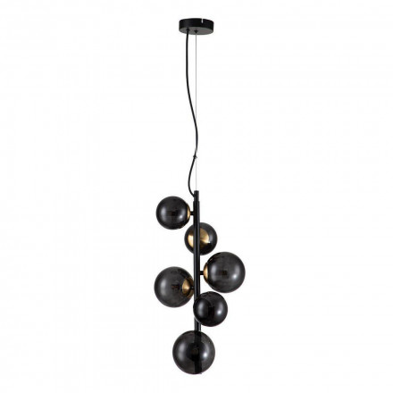 Подвесная люстра Indigo Molecola 11018/6P Black V000197