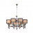 Подвесная люстра Lumien Hall Монелья LH1054/8H-NK-WT