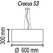 Подвесной светильник TopDecor Crocus Glade S3 01 334g