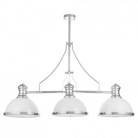 Подвесная люстра Lumina Deco Ettore LDP 710-3 WT+CHR