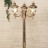 Светильник садово-парковый Elektrostandard Diadema F/3 GLYF-8046F/3 черное золото 4690389056949