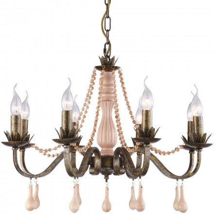 Люстра подвесная Arte Lamp Rosario A1832LM-8GA