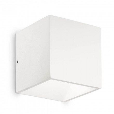 Уличный настенный светильник Ideal Lux Rubik Ap1 Bianco 4000K 149745