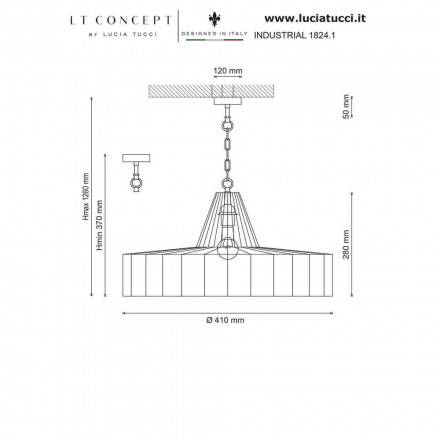 Подвесной светильник Lucia Tucci Industrial 1824.1