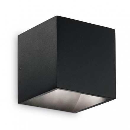 Уличный настенный светильник Ideal Lux Rubik Ap1 Nero 4000K 142302