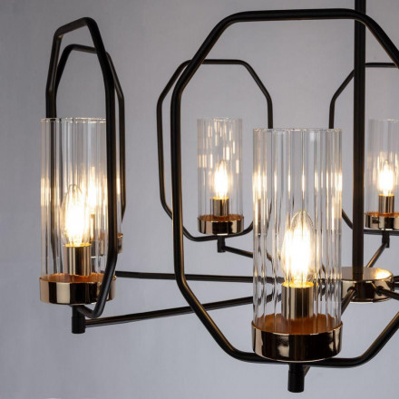 Люстра подвесная Arte Lamp Celaeno A7004PL-8BK