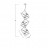 Подвесная люстра Lucia Tucci Inessa 3850.12 Silver
