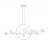 Люстра подвесная Arte Lamp Saturn A7790SP-75WH