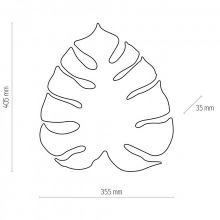 Настенный светильник TK Lighting 1353 Monstera Black