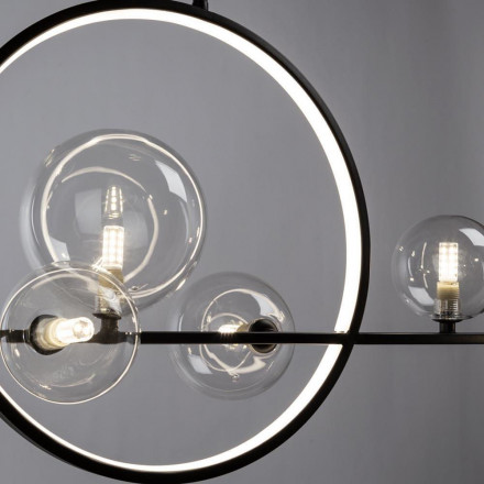 Люстра подвесная Arte Lamp Saturn A7791SP-59BK