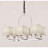 Подвесная люстра Lumina Deco Liniano LDP 17100-6 CHR