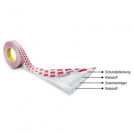 Скотч двусторонний Deko-Light double-faced adhesive tape 9088-200 15mm/50m 930348