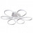 Светильник потолочный Arte Lamp Diadema A2526PL-6WH