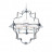 Подвесная люстра Lumina Deco Baltimore LDP 8020-4 CHR+WT