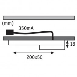 Мебельный светильник Paulmann Micro Line Led Setup 93567