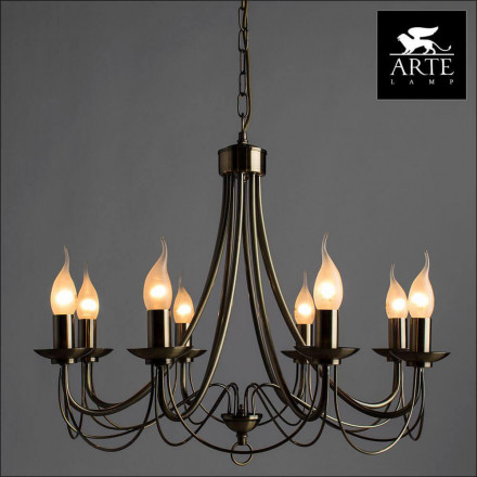 Люстра подвесная Arte Lamp Maypole A6300LM-8AB