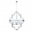 Подвесная люстра Lumina Deco Baltimore LDP 8020-6 CHR+WT