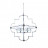 Подвесная люстра Lumina Deco Baltimore LDP 8020-6 CHR+WT
