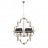 Подвесная люстра Lumina Deco Baltimore LDP 8020-6 GD+BK