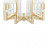 Подвесная люстра Lumina Deco Manhattan LDP 8012-8 F.GD