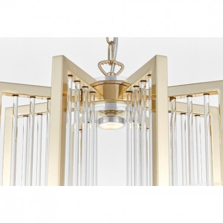 Подвесная люстра Lumina Deco Manhattan LDP 8012-8 F.GD