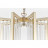 Подвесная люстра Lumina Deco Manhattan LDP 8012-8 F.GD