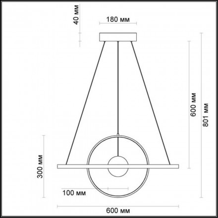 Подвесной светильник Odeon Light Lond 4031/40L