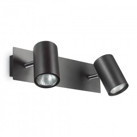 Накладной спот Ideal Lux Spot AP2 Nero 156743