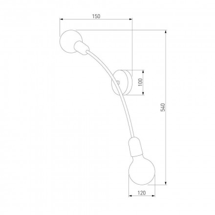 Бра TK Lighting 2721 Helix Black