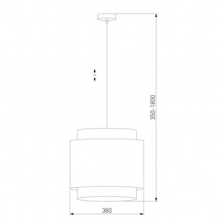 Подвесной светильник TK Lighting 6542 Boho Black