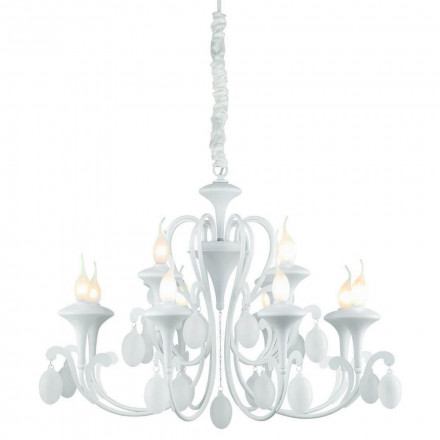Люстра подвесная Arte Lamp Montmartre A3239LM-12WH