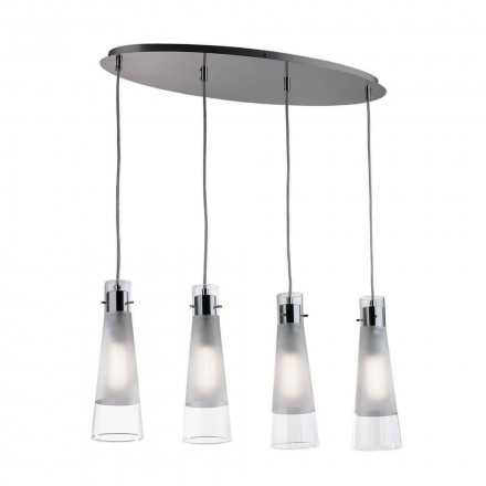 Подвесной светильник Ideal Lux Kuky SP4 Trasparente 023038