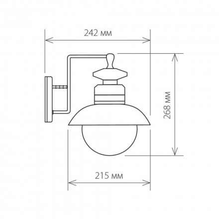 Светильник уличный настенный Elektrostandard Talli D GL 3002D брауни 4690389106569