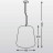 Подвесной светильник Zumaline Vidro OYD-10063A-SP1-SMOKEY