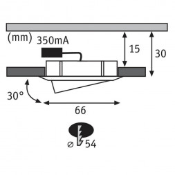 Мебельный светильник Paulmann Micro Line Schwenkbar 92087