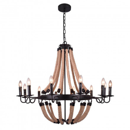 Люстра подвесная Arte Lamp Marsiglia A8956LM-12BK