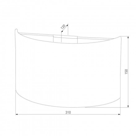 Настенный светильник TK Lighting 3321 Rondo Graphite