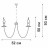 Подвесная люстра Vitaluce V1398/5
