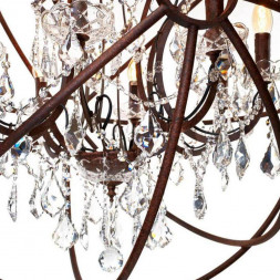 Подвесная люстра Loft IT Foucaults Orb Crystal Loft1897/8