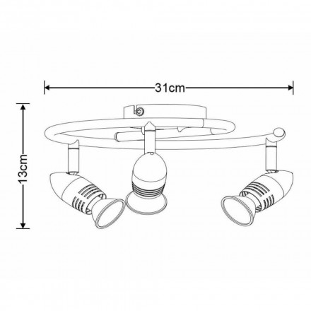 Спот Lucide Caro-Led 13955/14/03