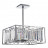 Подвесная люстра Indigo Valzer 12001/5R Chrome V000064