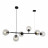Подвесная люстра Lumina Deco Ceredo LDP 6034-6 BK