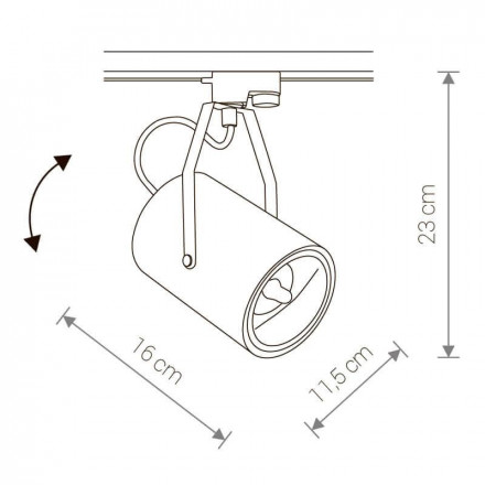 Светильник трековый Nowodvorski Profile Bit 9018