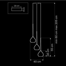 Подвесная люстра Lightstar Forma 808230