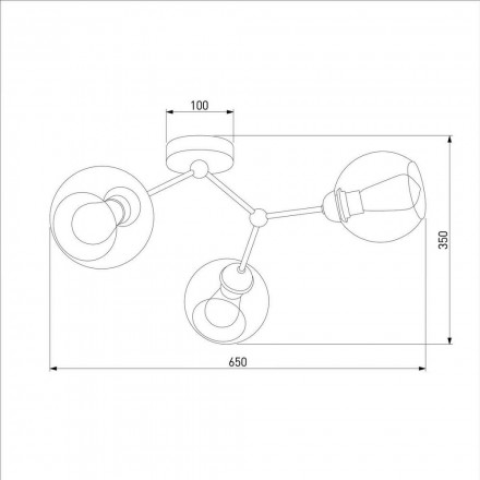 Потолочная люстра TK Lighting 4372 Fairy