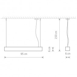 Подвесной светильник Nowodvorski Soft Led 90x6 7535